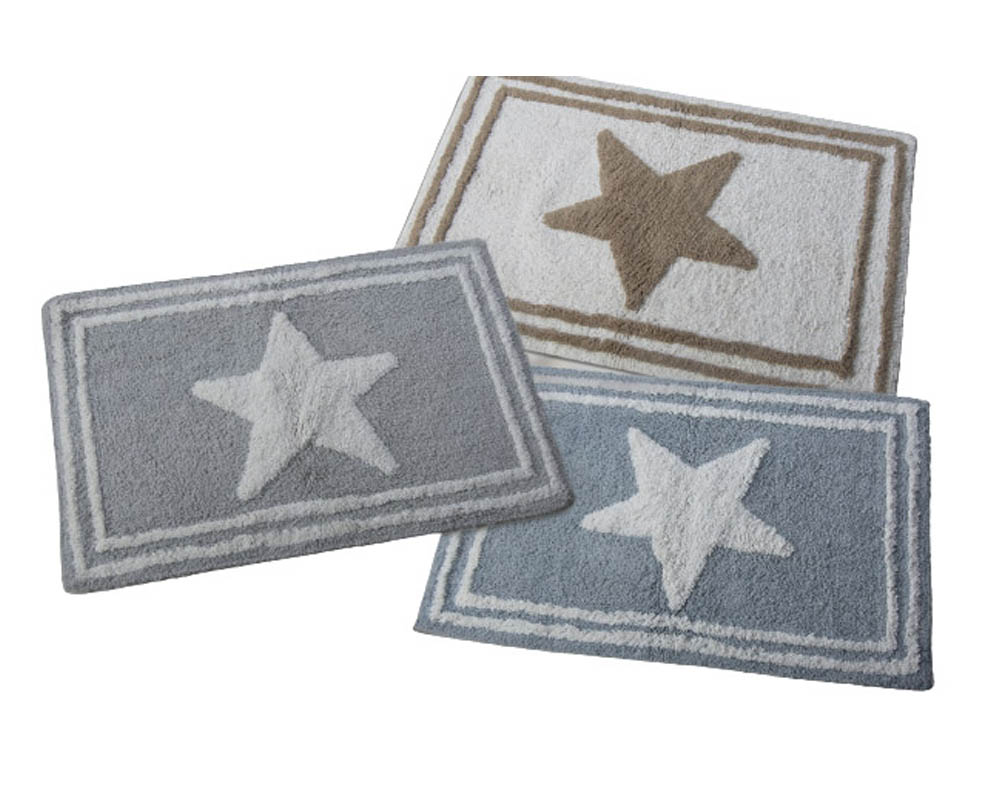 alfombras de baño con motivo de estrella
