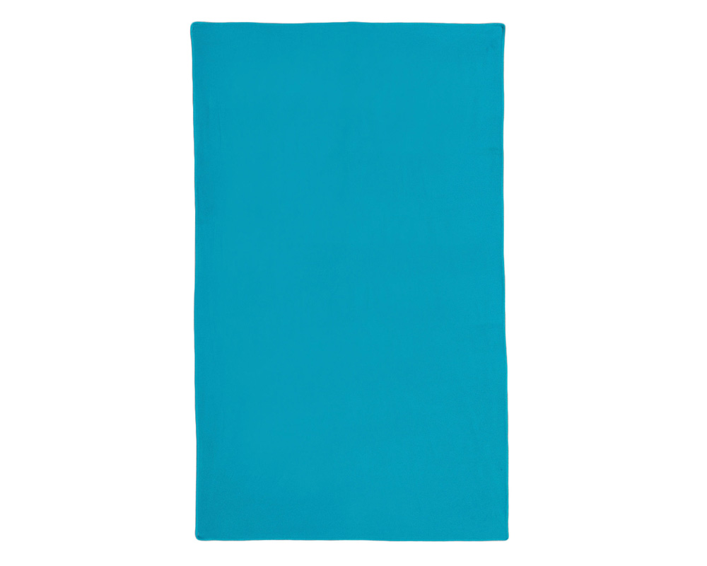 toalla 100% microfibra en color azul