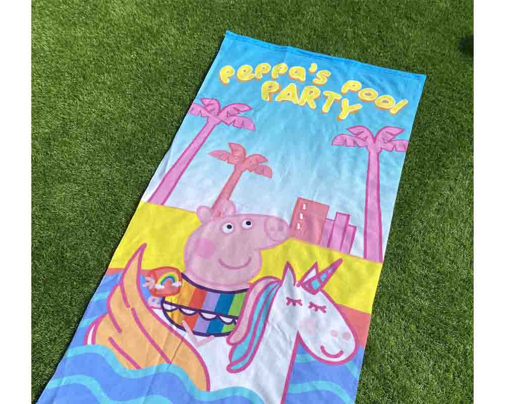 toalla infantil de Peppa Pig para playa
