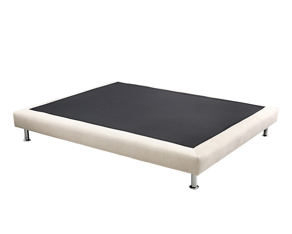 base para cama tapizada en color beige Deco de RELAX