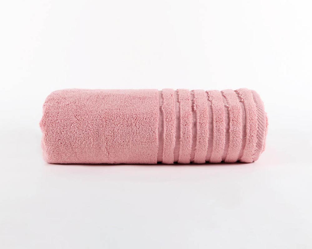 toalla zero twist don algodón rosa palo