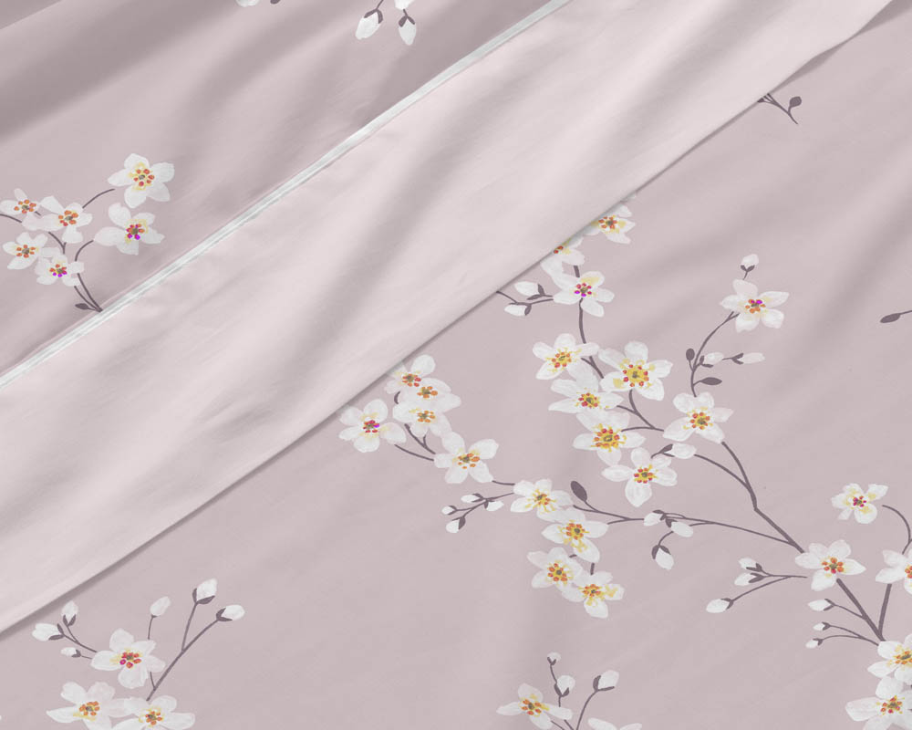 detalle sábanas primavera color nude